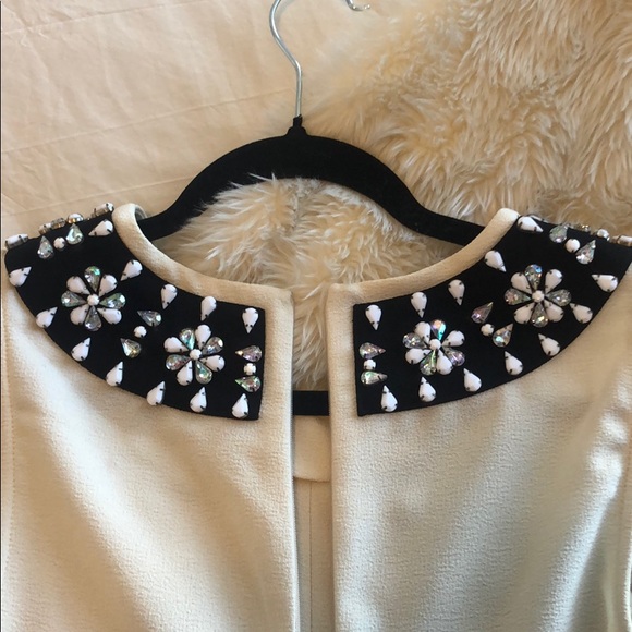 South Moon Under Embellished Peplum Top M - Picture 7 of 8